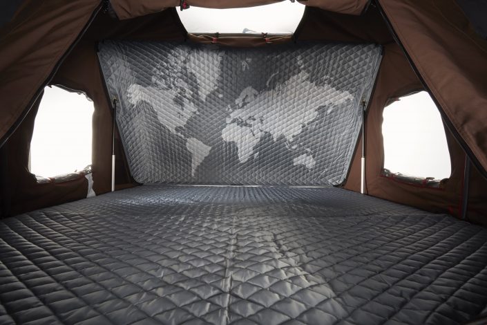 iKamper Skycamp 2.0 glänzend Decke mit Weltkartenmotiv