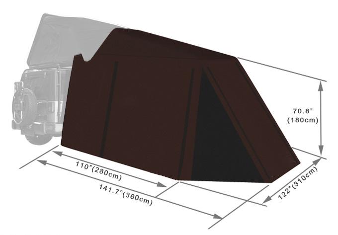 iKamper Skycamp Anbauzelt